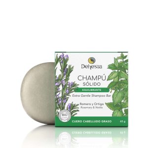 Champú sólido equilibrante para cabello graso Dehesia