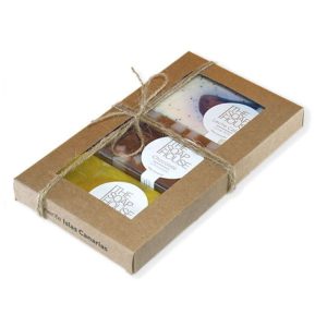 Pack jabones artesanos sólidos 3 unidades de glicerina vegetal