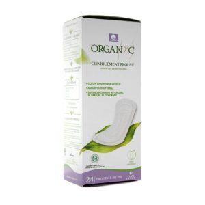 Salvaslips ecológicos Organyc flujo ligero