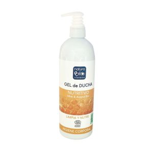 Gel de ducha nutritivo miel y avena bio NaturaBIO