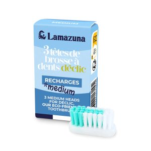 Set de 3 cabezales de cepillo de dientes medio