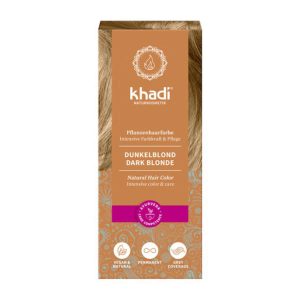 Tinte rubio oscuro ayurveda Khadi