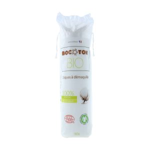 Discos desmaquillantes 100% Algodón Bio Bocoton